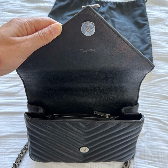 Saint Laurent Classic Medium Collége Monogram Black - Picture 6 of 8